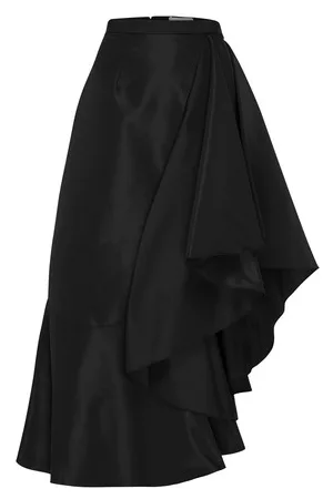 Alexander McQueen Women Midi Skirts - Asymetric midi skirt