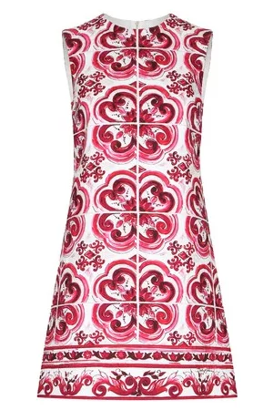Dolce & Gabbana Women Printed & Patterned Dresses - Short Dress In Majolica Print Brocade