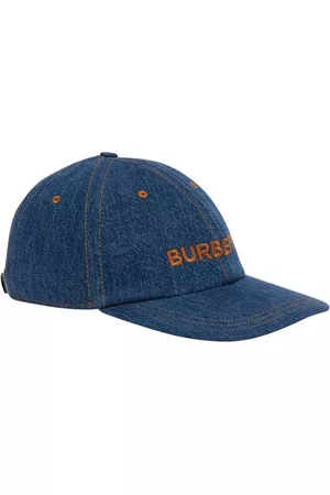 Burberry Caps - Washed denim cap