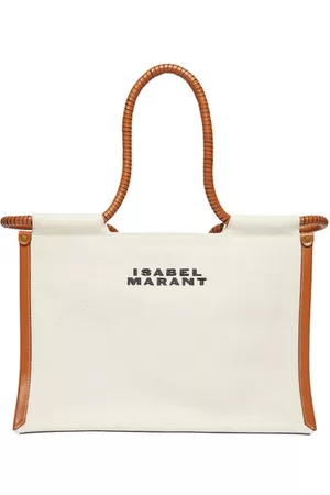 Isabel Marant Bossey Leather Mini Bag in White