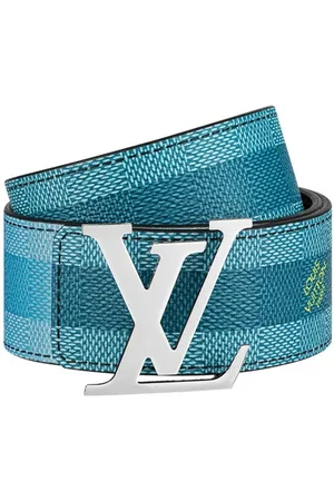 LV Initials 40MM Reversible Belt - Luxury Other Green