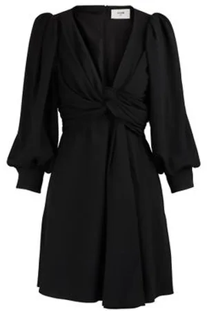 Céline Draped sablé dress