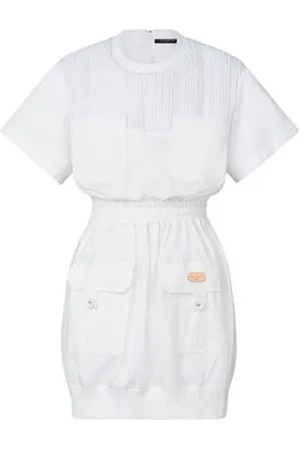 LOUIS VUITTON Utility Style Woven Insert Dress
