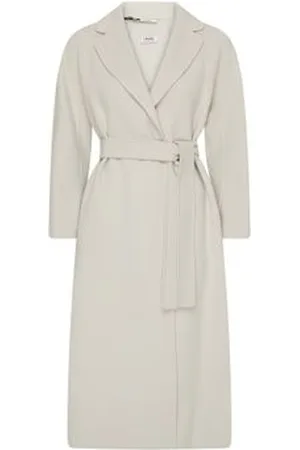 Esturia Belted Double Wool Long Coat