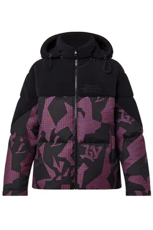 LOUIS VUITTON Bimaterial Hooded Down Jacket