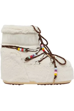 Moon Boot Icon Low faux fur beads ankle boots