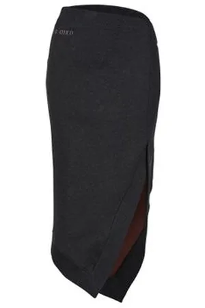 The Attico Asymmetric midi skirt