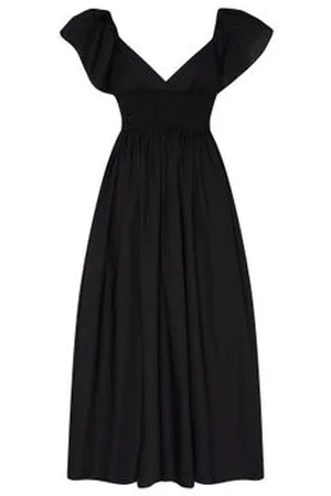MATTEAU Flutter sleeve midi dress