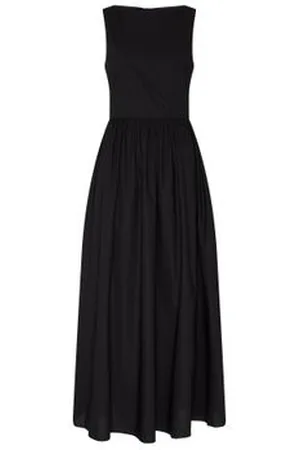 MATTEAU Tie back midi dress