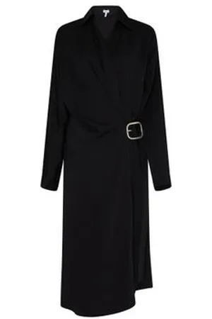 Loewe Belted wool dress