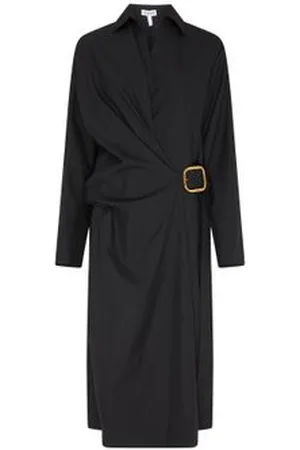 Loewe Belted wool dress