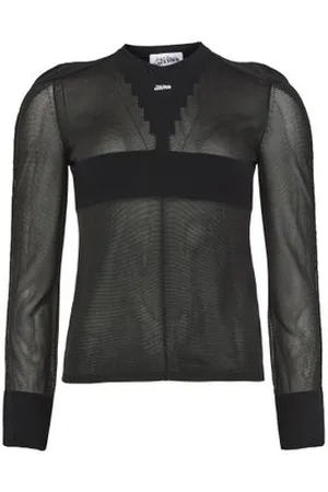 Jean Paul Gaultier The viscose knitted long sleeves crew neck pullover
