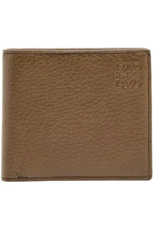 Loewe Two-compartment wallet in supple grained calf leather.