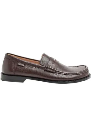 Loewe Campo brushed calfskin loafers