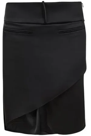 Courrèges Inifinity satin midi skirt