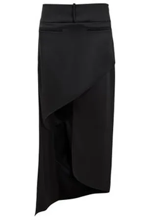 Courrèges Infinity Heritage satin skirt