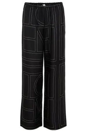 Totême Monogram pyjama silk pants