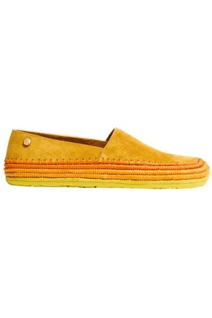 Loewe Rio suede and raffia espadrilles