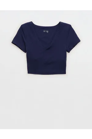 OFFLINE By Aerie Real Me Square Neck T-Shirt