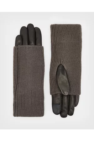 AllSaints Women Gloves - Zoya Leather Cuff Gloves