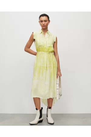 AllSaints Women Midi Dresses - Daria Estrella Midi Dress