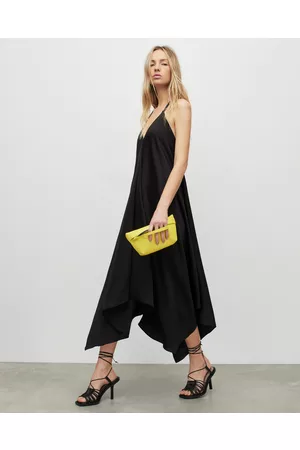 AllSaints Women Graduation Dresses - Lil Panelled Asymmetric Maxi Dress