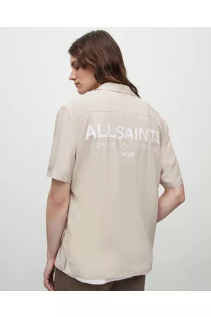 AllSaints Men Short sleeved Shirts - Underground Oversized Short Sleeve Shirt