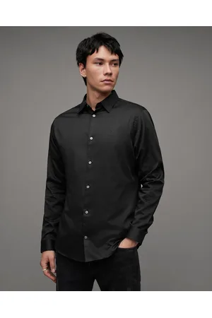 AllSaints 'starburn' Shirt in Black for Men