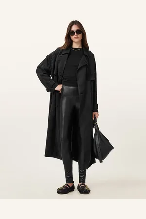 AllSaints Cora High-Rise Faux Leggings