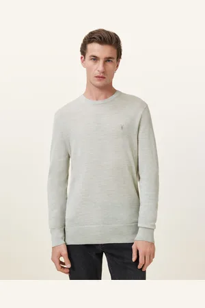 AllSaints Mode Merino Wool Ramskull Sweater