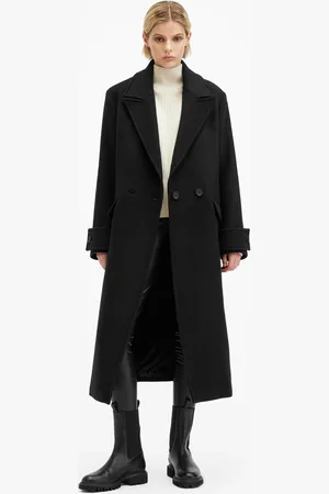 AllSaints Mabel Double Breasted Oversized Coat