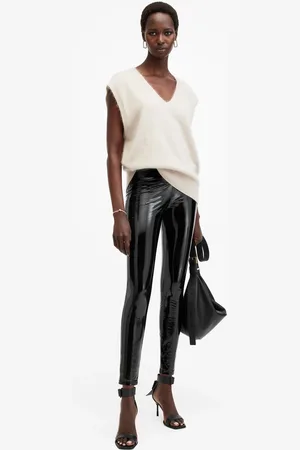 AllSaints Cora High-Rise Shine Leggings