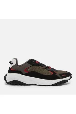 HUGO BOSS Men Sneakers - Go1st Men's Shell and Faux Suede Trainers