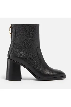 See by Chloé Aryel Leather Heeled Boots - UK 3