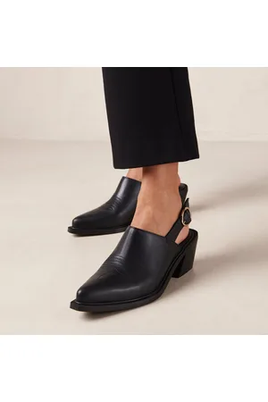 ALOHAS Jet Leather Mules