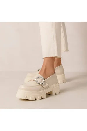 ALOHAS Trailblazer Crystal Leather Loafers