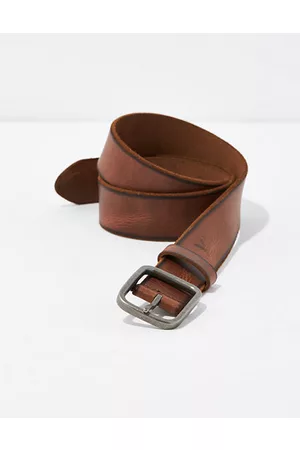 American Eagle Outfitters O Raw Edge Leather Belt Men's 30