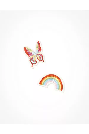 American Eagle Outfitters Women Jewelry - Butterfly Rainbow Iron-On Patch 2-Pack Women's One Size
