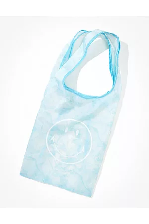 American Eagle Outfitters Women Tote Bags - Marble Smiley Recycled Nylon Tote Bag Women's One Size