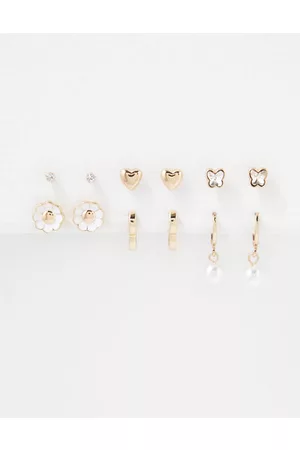 American Eagle Outfitters Women Earrings - O Smiley Daisy Earring 6-Pack Women's One Size