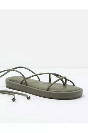 American Eagle Outfitters Women Platform Sandals - Platform Lace-Up Sandal Women's 5
