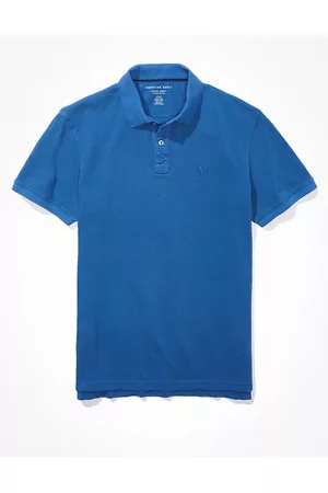 American Eagle Outfitters Men Polo T-Shirts - Super Soft Legend Pique Polo Shirt Men's XS