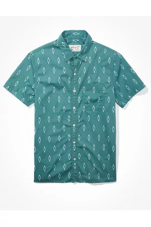 American Eagle Outfitters Men Shirts - Printed Button-Up Resort Shirt Men's XS