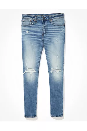American Eagle Outfitters Men Slim Jeans - AirFlex Ripped Slim Jean Men's 28 X 28