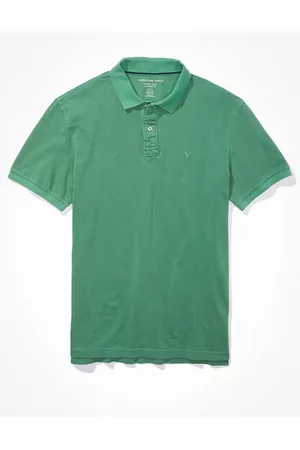 American Eagle Outfitters Men Polo T-Shirts - Super Soft Legend Pique Polo Shirt Men's XS