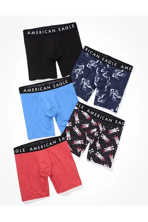 American Eagle Outfitters Men Boxer Shorts - O 6 Classic Boxer Brief 5-Pack Men's XS