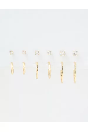 American Eagle Outfitters Women Earrings - O Core Earrings 6-Pack Women's One Size