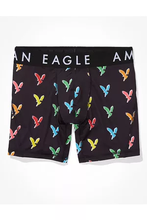 American Eagle Outfitters Men Boxer Shorts - O Colorful Eagles 6 Flex Boxer Brief Men's XS