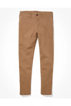 American Eagle Outfitters Flex Slim Straight Lived-In Khaki Pant Men