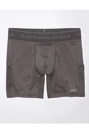 Small - 5-Pack AEO American Eagle Men's 6 Flex Boxer Brief Trunks